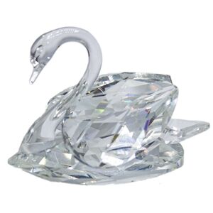 Swarovski "Medium" Swan Crystal Figurine 2.25x1.75" No Box EUC